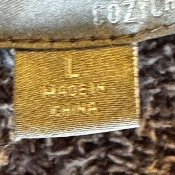 Barefoot Dreams CozyChic® Leopard Print Robe | Charcoal Gray | Size Large - Picture 8 of 11